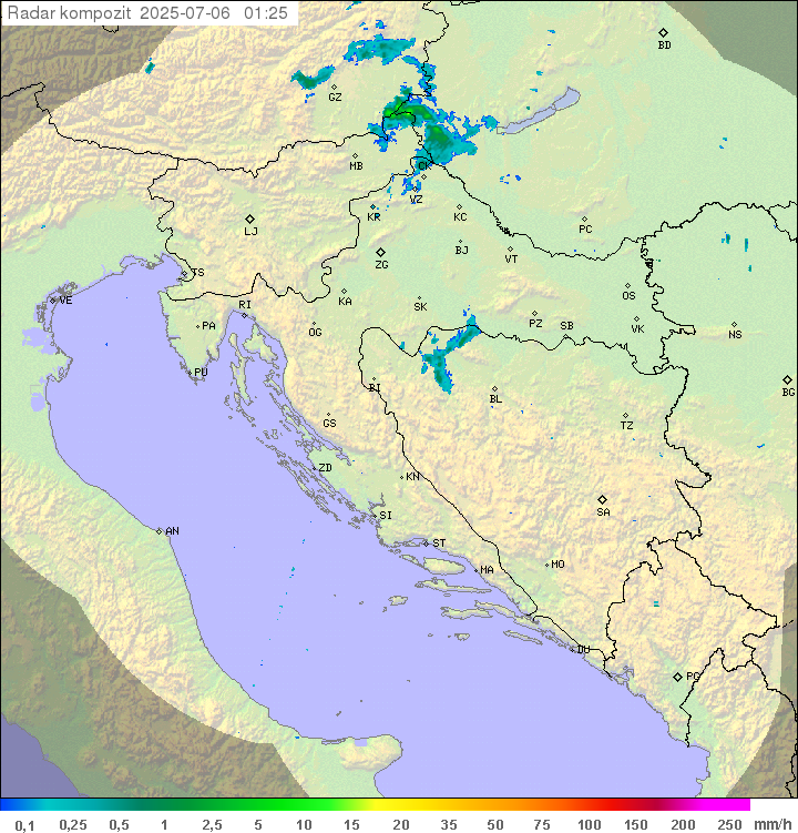 Padavine Hrvaška