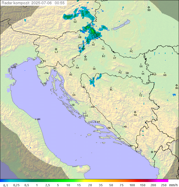 Padavine Hrvaška