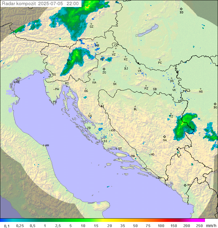 Padavine Hrvaška