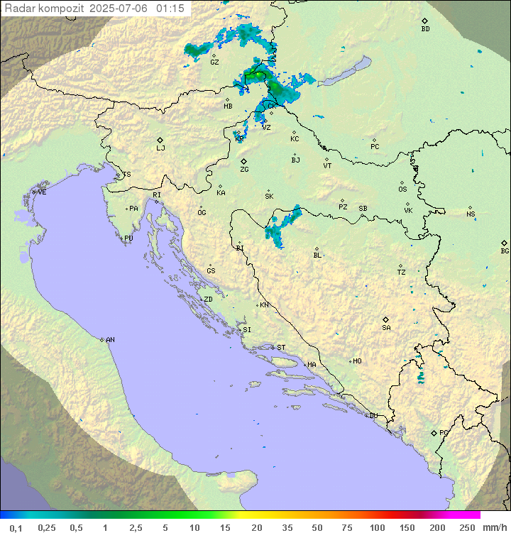 Padavine Hrvaška