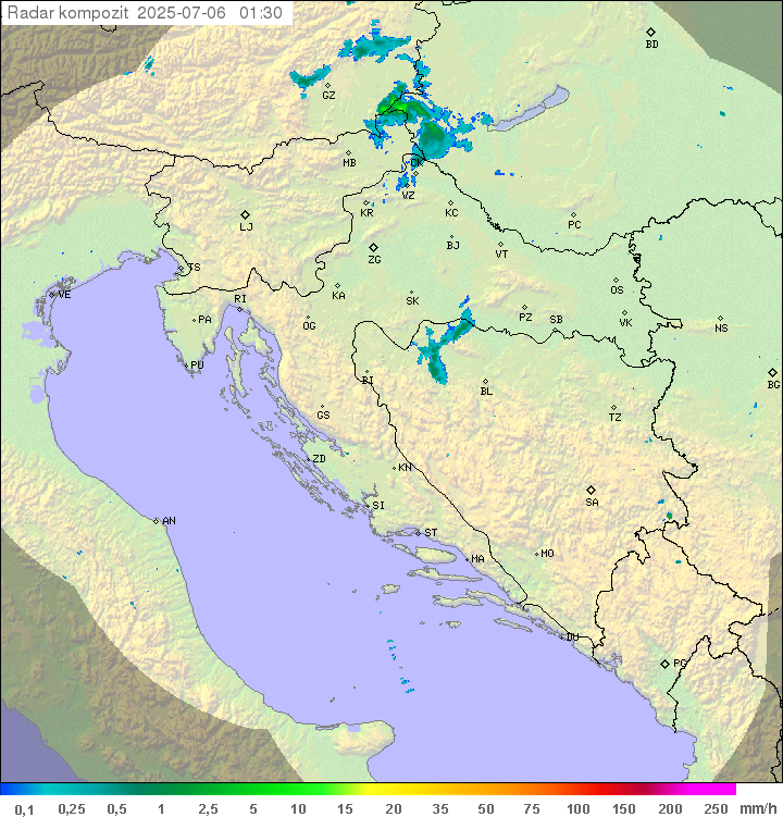 Padavine Hrvaška