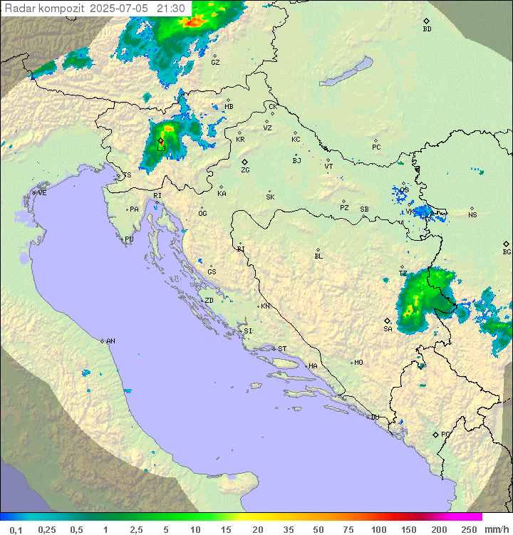 Padavine Hrvaška