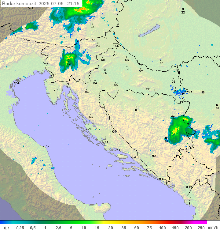 Padavine Hrvaška