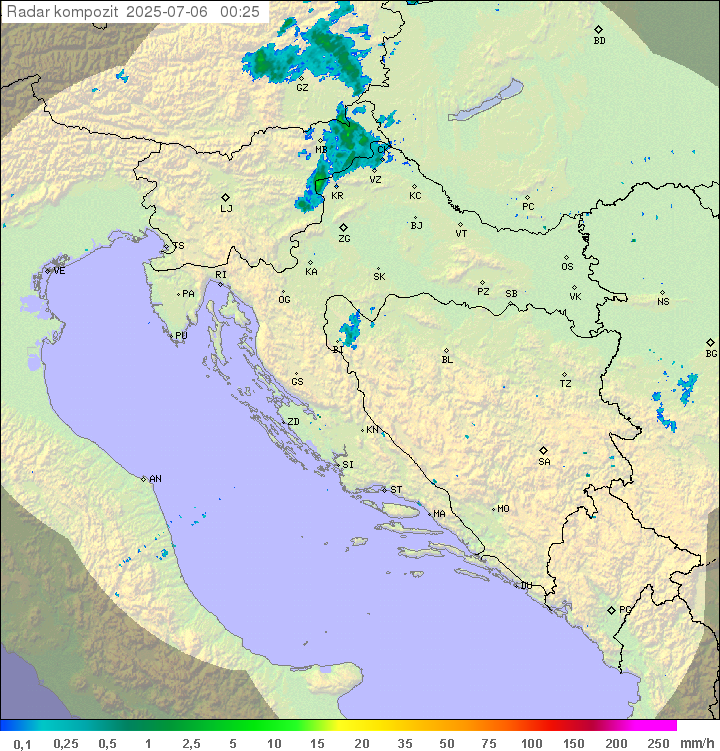 Padavine Hrvaška