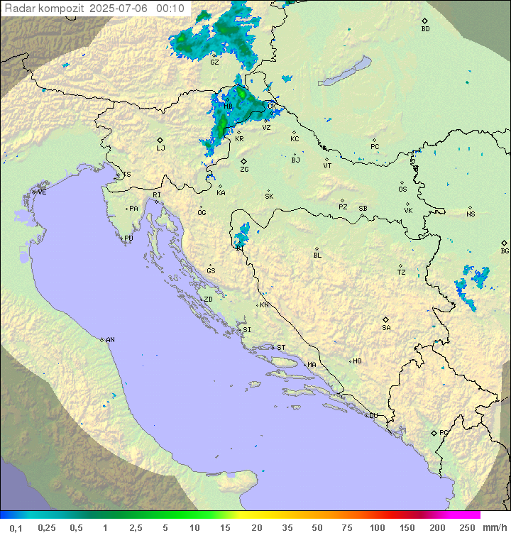 Padavine Hrvaška