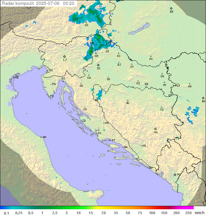 Padavine Hrvaška