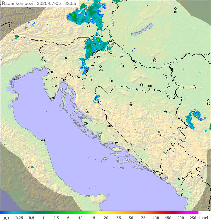 Padavine Hrvaška