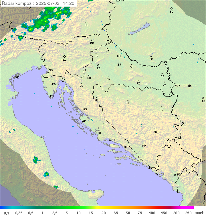 Padavine Hrvaška