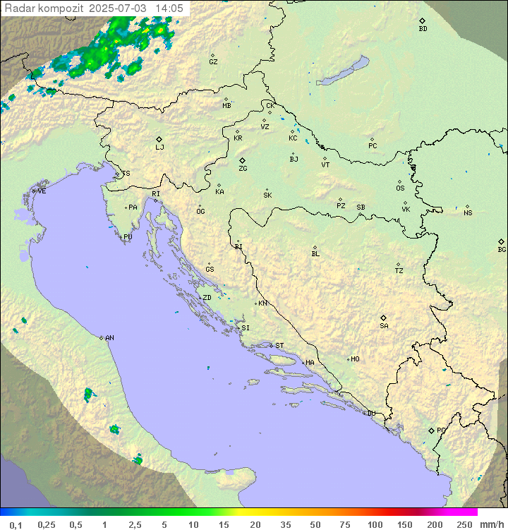 Padavine Hrvaška