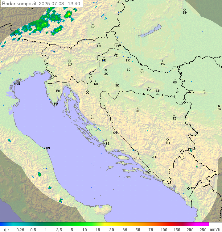 Padavine Hrvaška