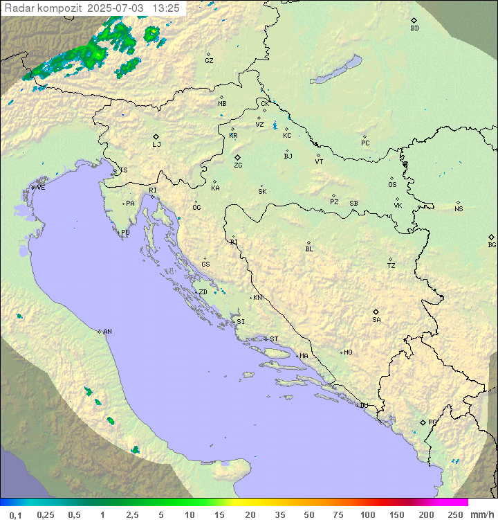 Padavine Hrvaška