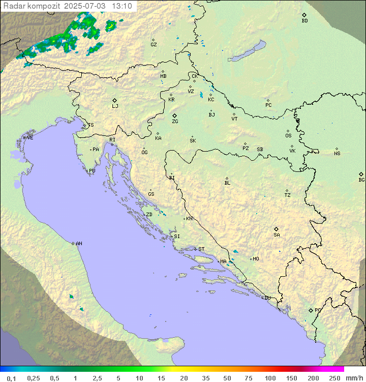 Padavine Hrvaška