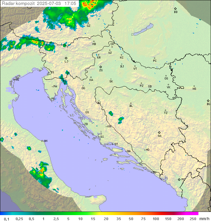 Padavine Hrvaška