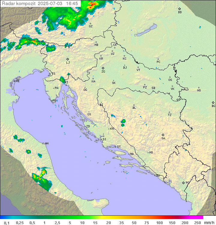 Padavine Hrvaška