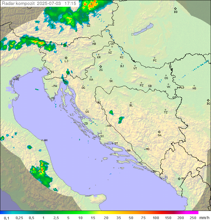 Padavine Hrvaška