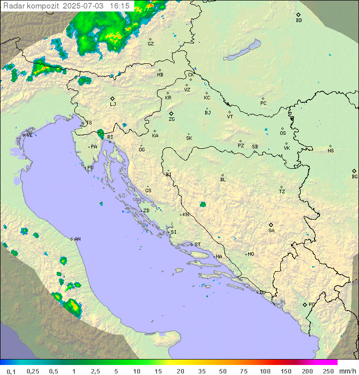 Padavine Hrvaška