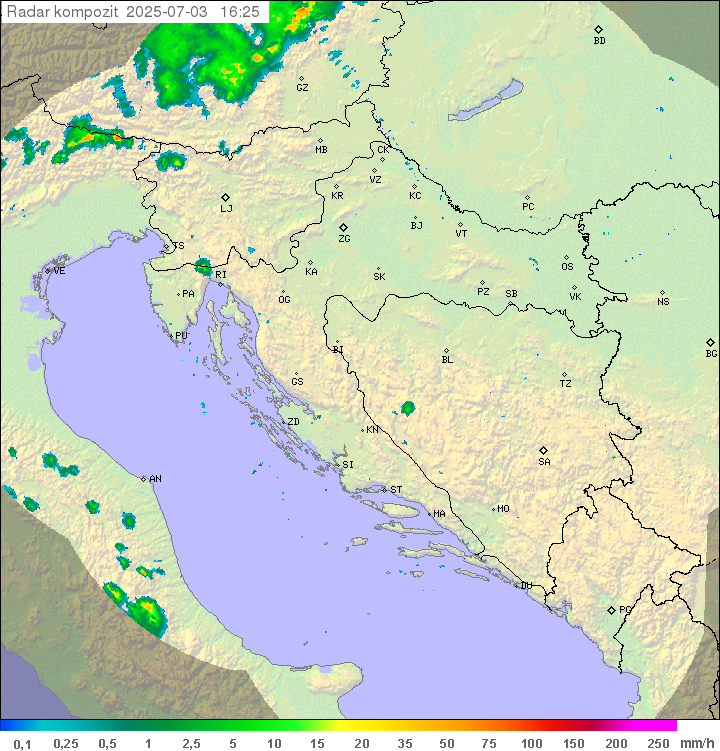 Padavine Hrvaška