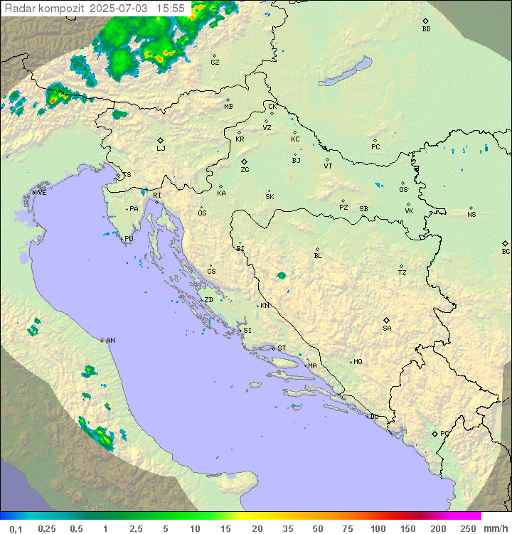 Padavine Hrvaška