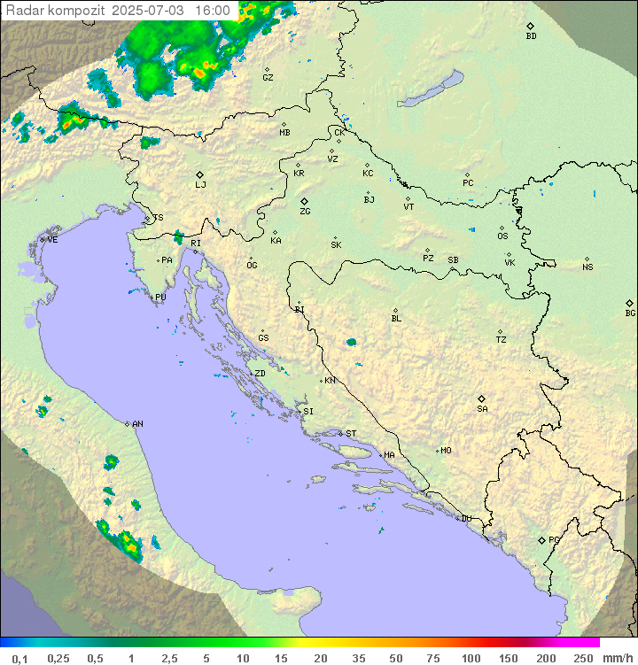 Padavine Hrvaška
