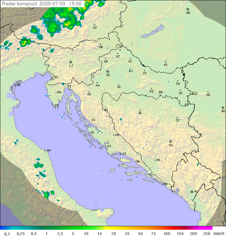 Padavine Hrvaška