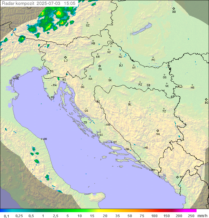 Padavine Hrvaška