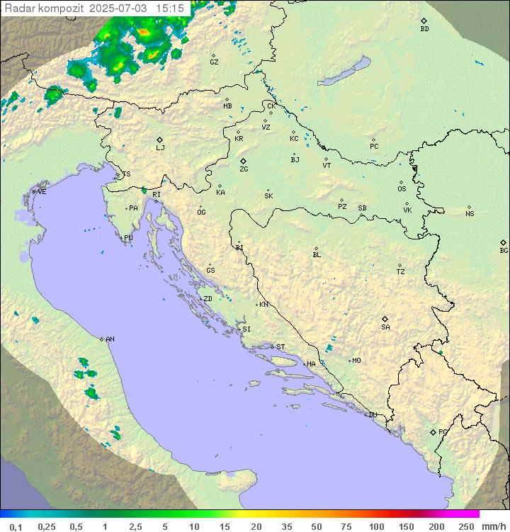 Padavine Hrvaška