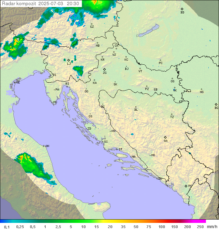 Padavine Hrvaška