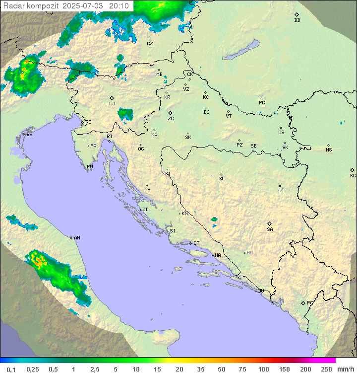 Padavine Hrvaška