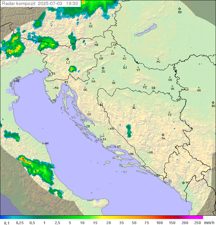 Padavine Hrvaška