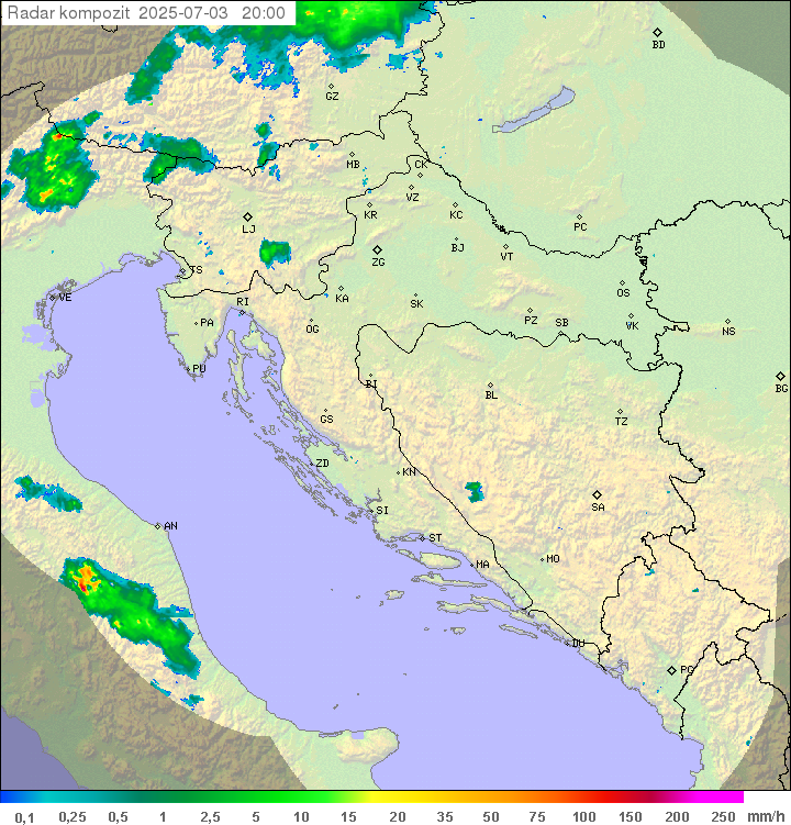 Padavine Hrvaška
