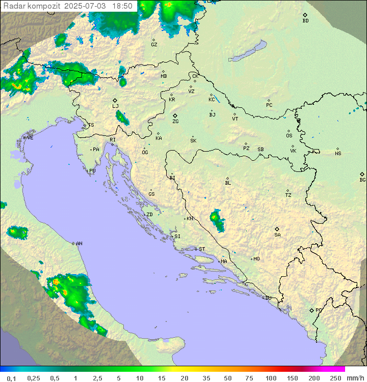 Padavine Hrvaška