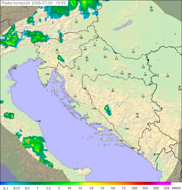 Padavine Hrvaška