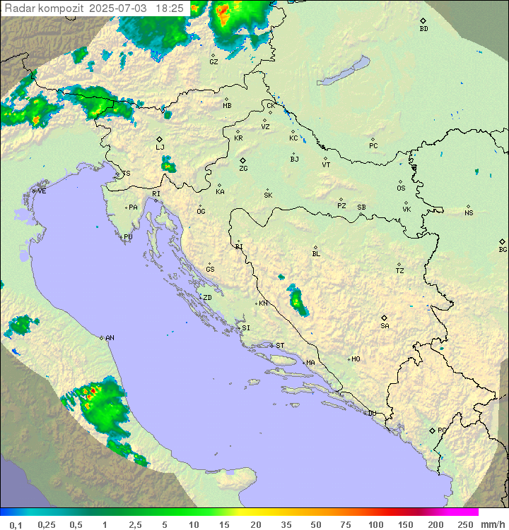 Padavine Hrvaška