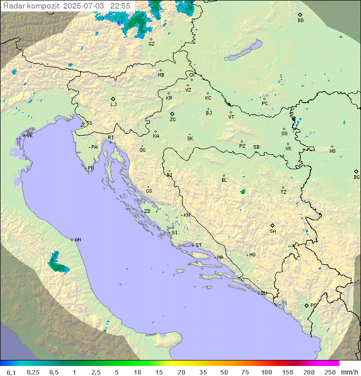 Padavine Hrvaška