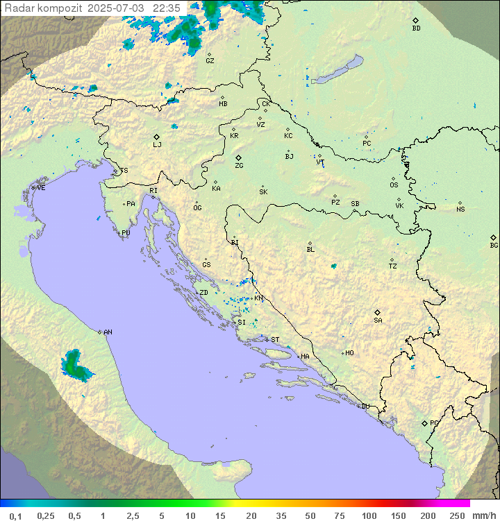 Padavine Hrvaška