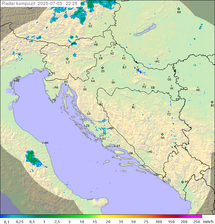 Padavine Hrvaška