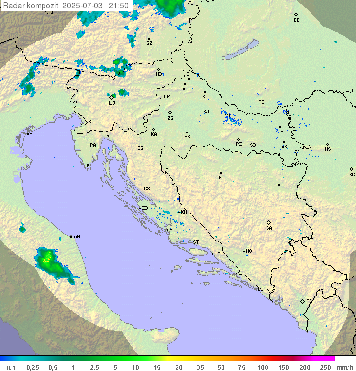 Padavine Hrvaška