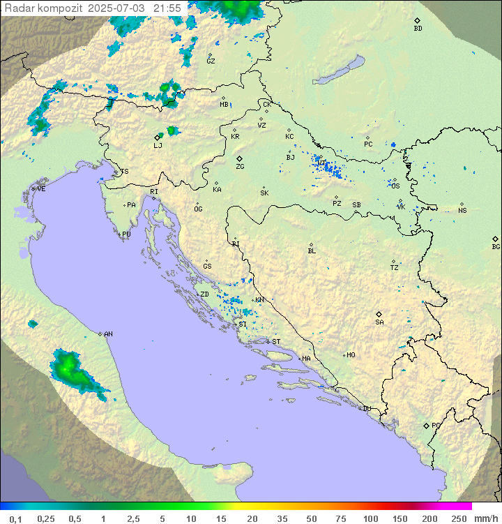 Padavine Hrvaška