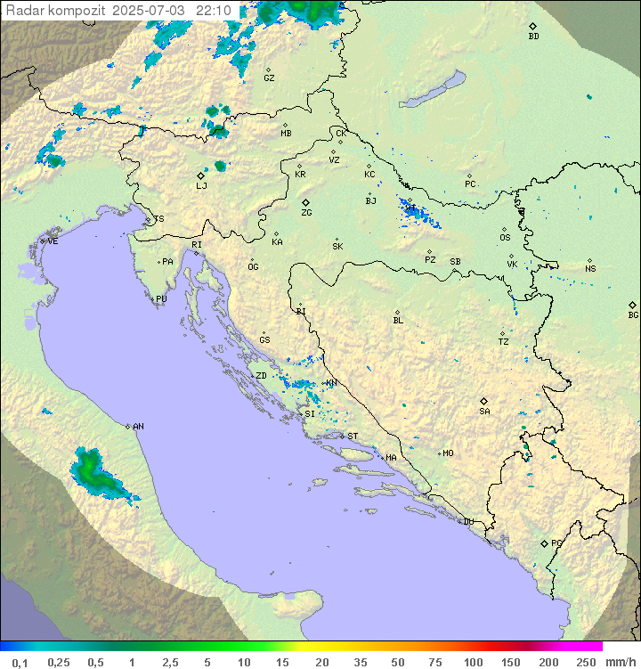 Padavine Hrvaška