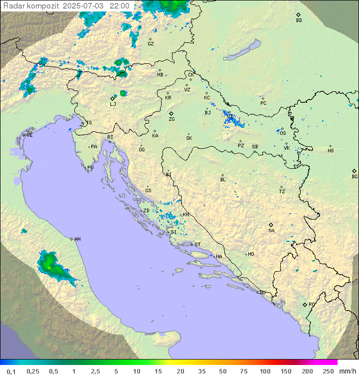 Padavine Hrvaška