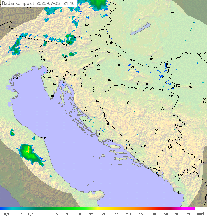 Padavine Hrvaška