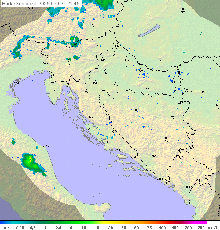 Padavine Hrvaška