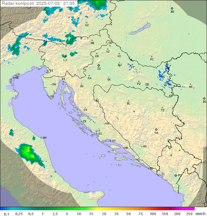 Padavine Hrvaška