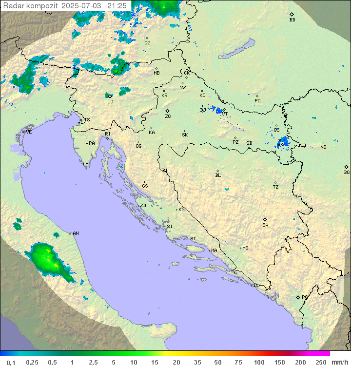 Padavine Hrvaška