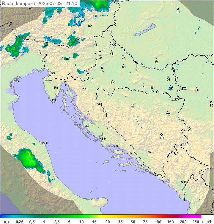 Padavine Hrvaška
