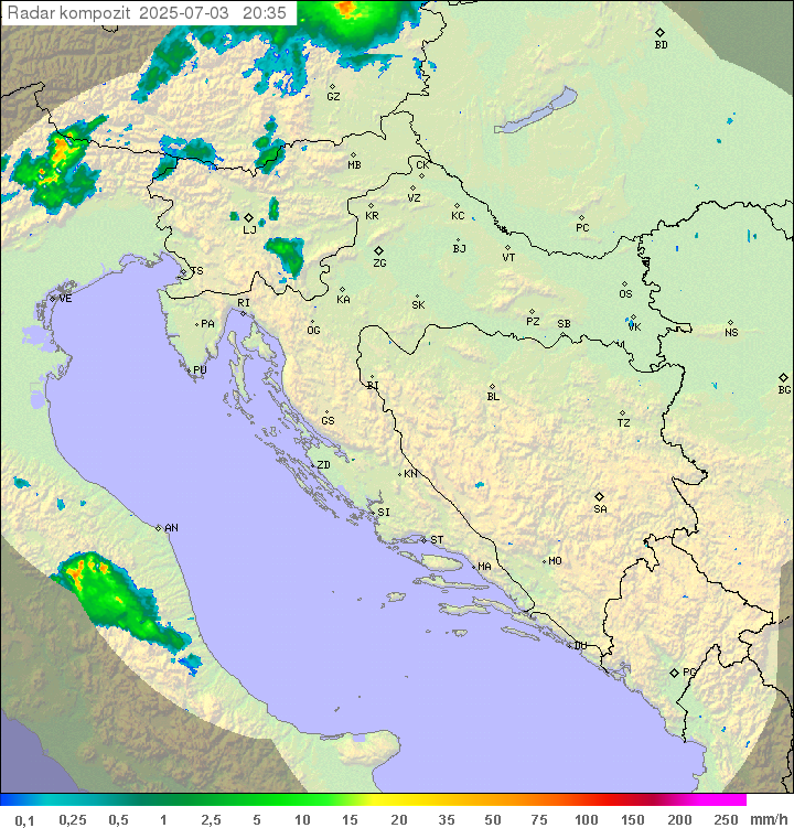 Padavine Hrvaška