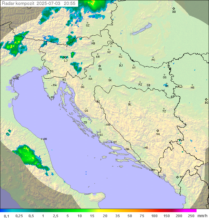 Padavine Hrvaška