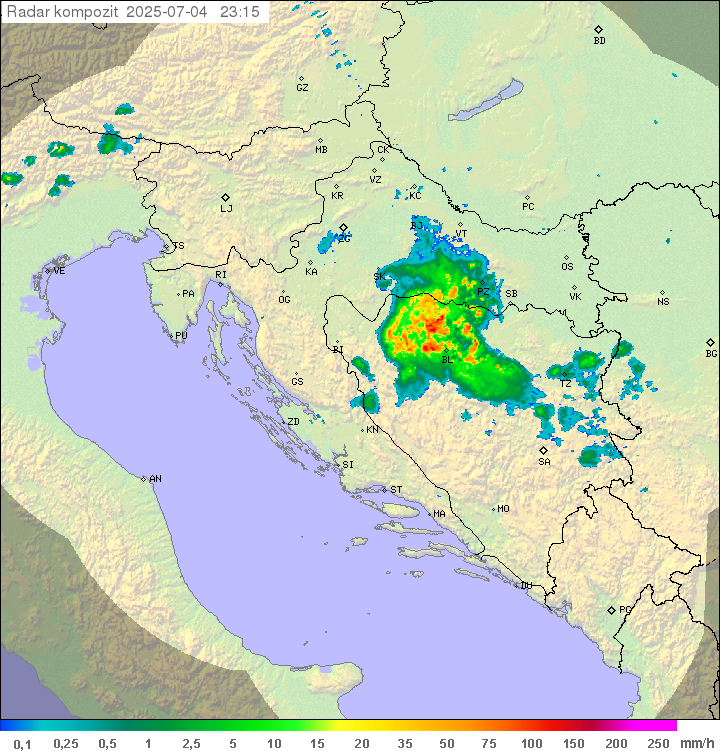 Padavine Hrvaška