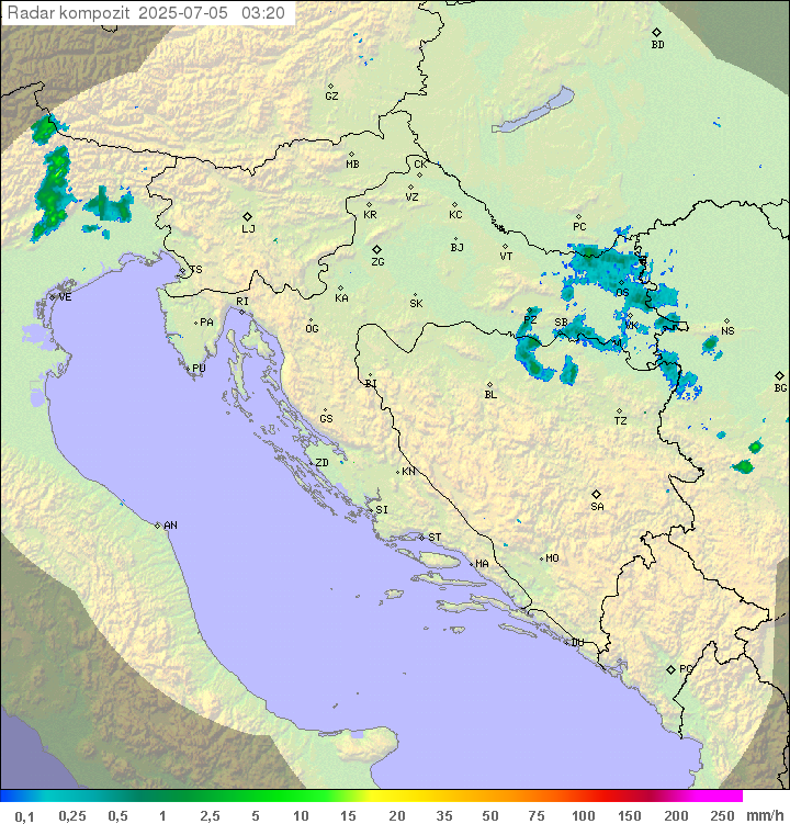 Padavine Hrvaška