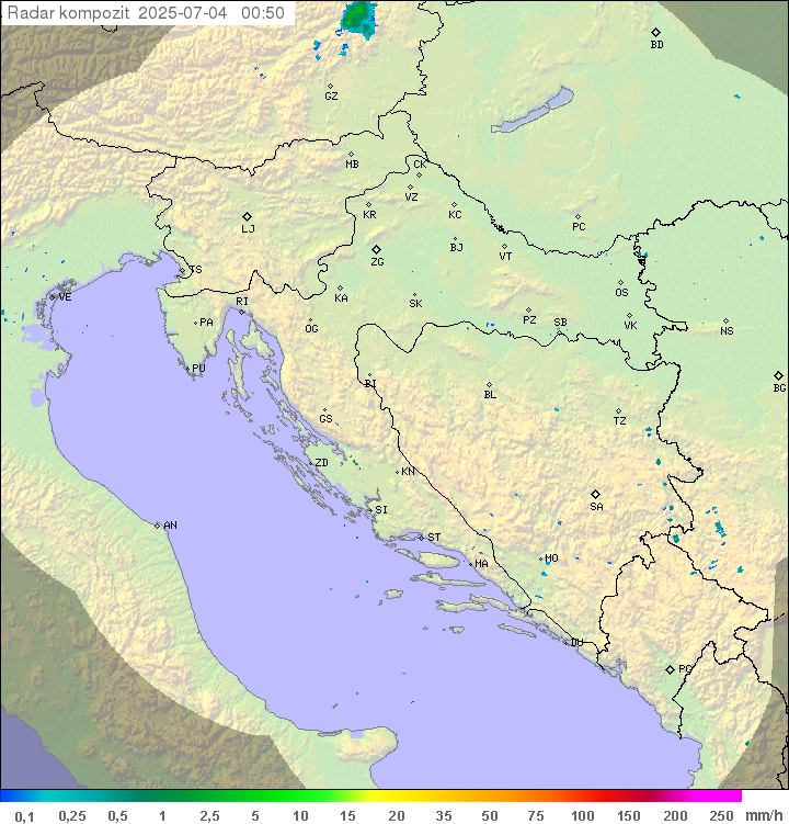 Padavine Hrvaška